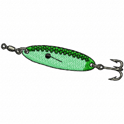 Fish Hook Embroidery Design 11 Fish Hook Embroidery Design 11